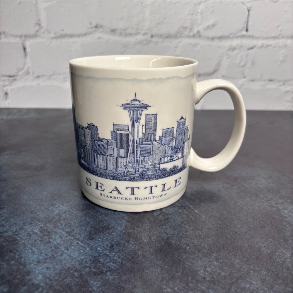 Starbucks Architecture Series Seattle Hometown Coffee Mug 2006 18 oz